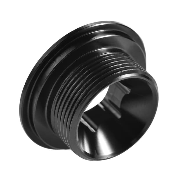 Slidstærk aluminiumslegering cykelkrankbolte - sort