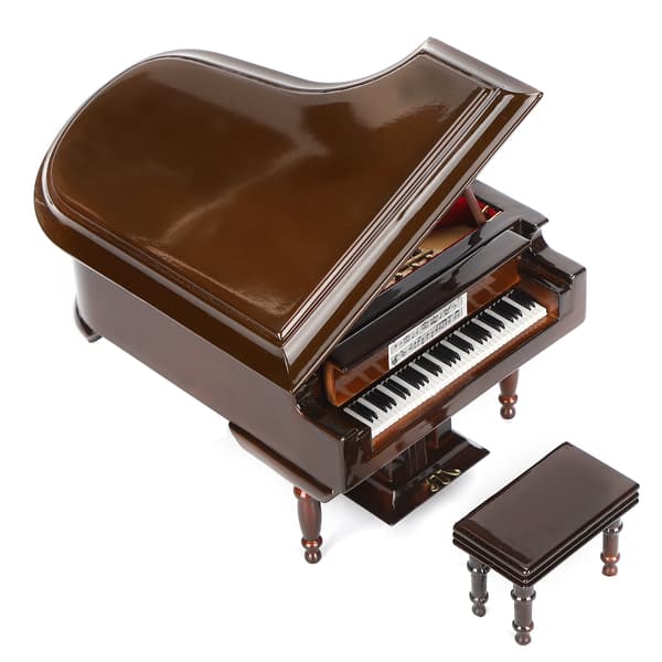 Miniatyrpianomodellprydnader Trämusikinstrument Sovrum Vardagsrum Möbler Dekoration