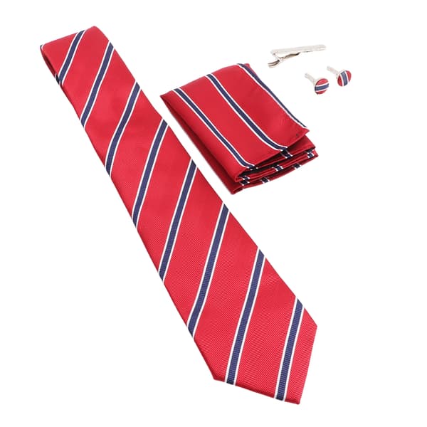 Herre slips klassisk stribet polyestergarn let at matche garanterer holdbarhed herreslips til forretning