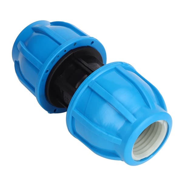 4 st PE-plast 25 mm rak vattenrörskoppling