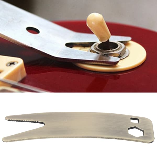 Gitarrnyckel Bas Multifunktionellt Åtdragningsverktyg Instrumenttillbehör