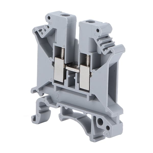 100 st UK-5N kopplingsplintar, koppar DIN-skenanslutningar, 800V 41A, 5 mm stigning