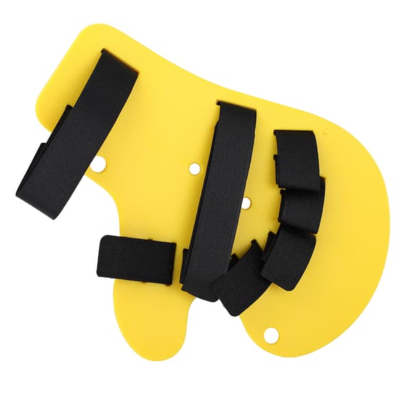 Fingerortos Utökad Typ Fingerbräda Stroke Handsplint Träningsstöd Gul