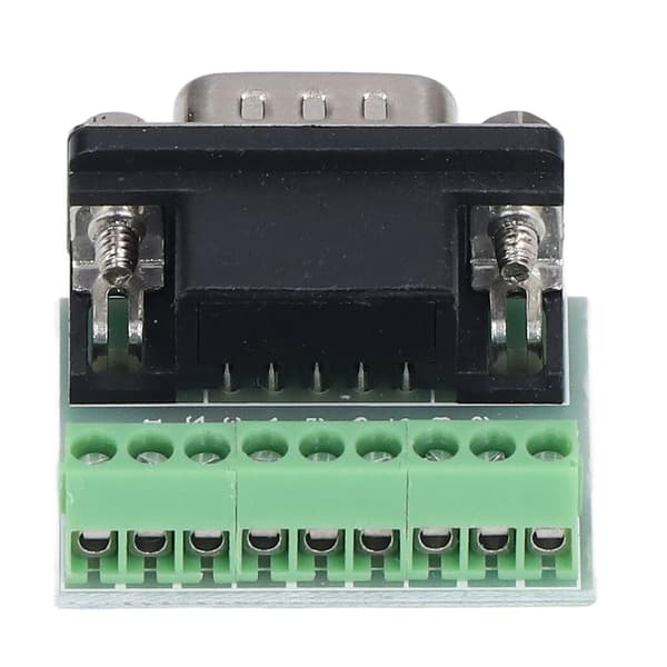 DB9 Han til Skrueterminal 9P Adapterkort til RS232 RS485 Seriel Forbindelse