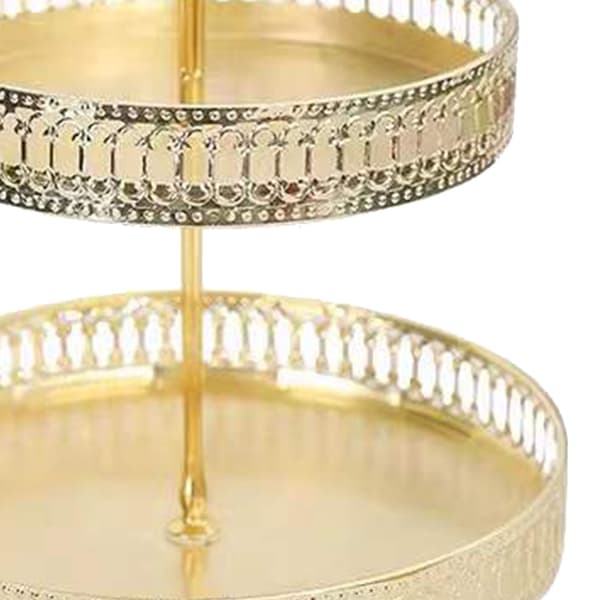 Koppar Guld Dubbellager Bakverktyg Bröllopsdesserttillbehör
