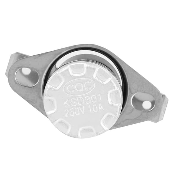 5-pack KSD301 termostat termisk brytare 250V 10A NC 85°C