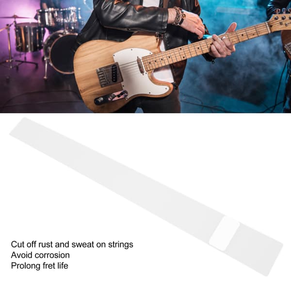 1 st PE Gitarr Greppbräda Dammskydd Genomskinligt Skydd för Elgitarr Tillbehör
