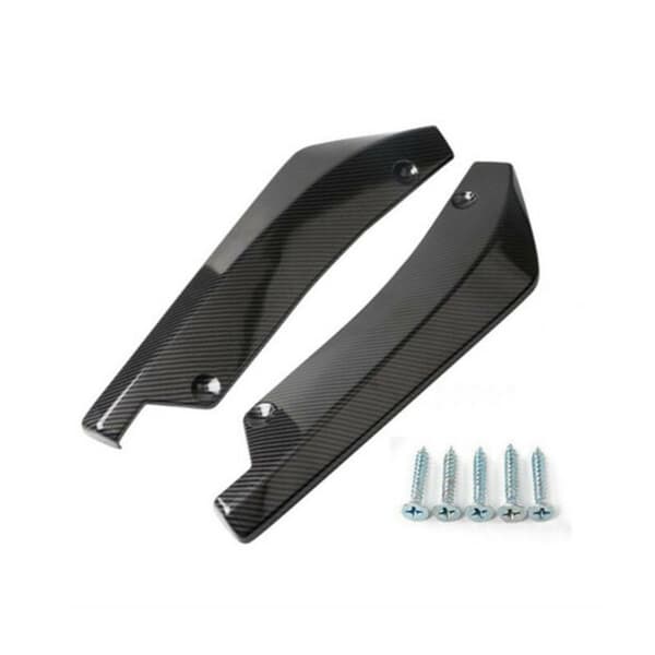 Kolfiber Bil Bakre Stång Wrap Auto Universal Bakre Stång Wrap Bakre Läpp Wrap Vinkelseparator