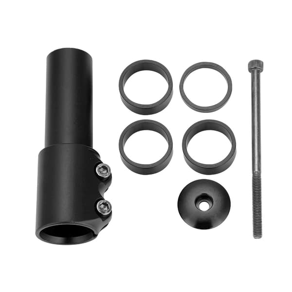 Cykel MTB Styr Forgaffel Frempind Løfteforlænger Adapter (Sort)