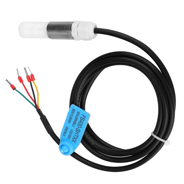 Støvtæt temperatur- og fugtighedssensorprobe, rustfrit stål og plasthus, I2C-interface (SHT35)