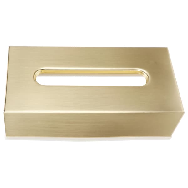 304 Rustfrit Stål Guld Rektangulær Servietholder, Innovativ Papirkasse Serviette Organizer