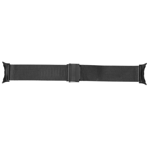 Magnetisk mesh-løkkebånd til Google Pixel Watch, justerbar rem i rustfrit stål, sort
