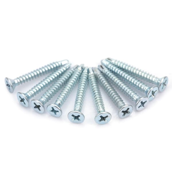 Itsekierteittävä ruuvisarja, litteä pää, 50 kpl M4.2x19mm