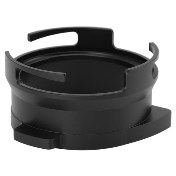 54 mm roterbar kaffedoserings tragt i aluminiumslegering, sort espressomaskinetilbehør