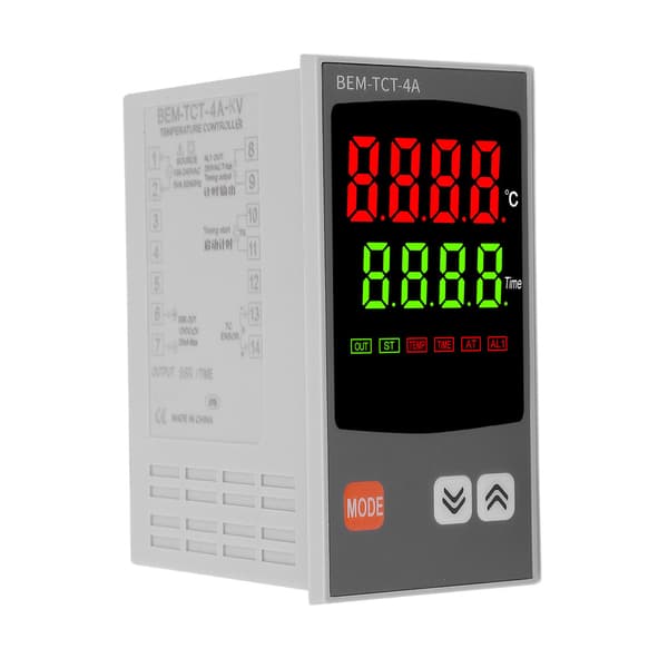 PID Temperaturregulator 7-segments LED Termostatregulator, AC 100-240V, Industriell Utrustning