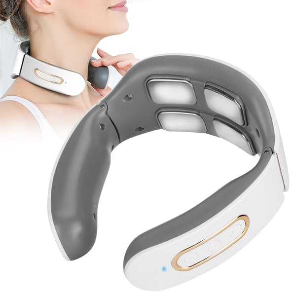 Elektrisk nackmassager Puls Cervikal Kotmassager Smärtlindring Hälsovårdsverktyg