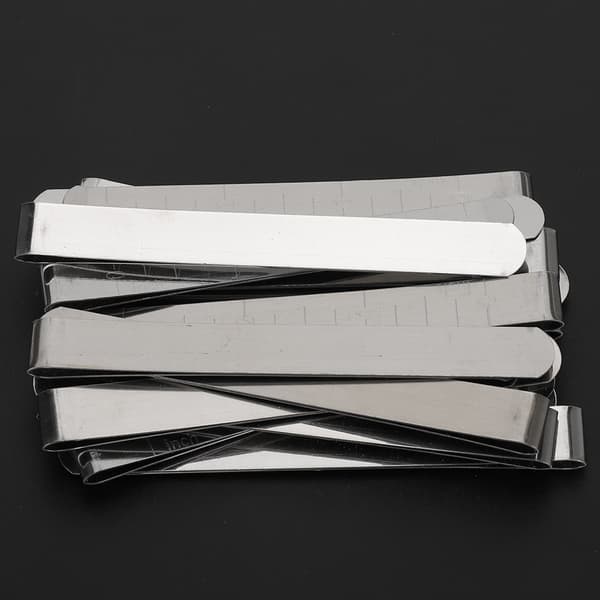 20 st fållklämmor set 3 tums fix metallmätlinjal DIY markör sybehör