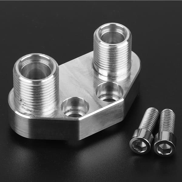 AC Kompressor Adapter Fitting Poleret Finish Passer til Sanden SD7B10 7176