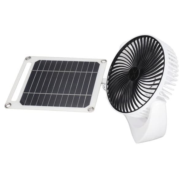 6W 5V Solcelleventilator, Bærbar Udendørs Ventilator, Letvægts & Effektiv, 4.5W Solcelledrevet