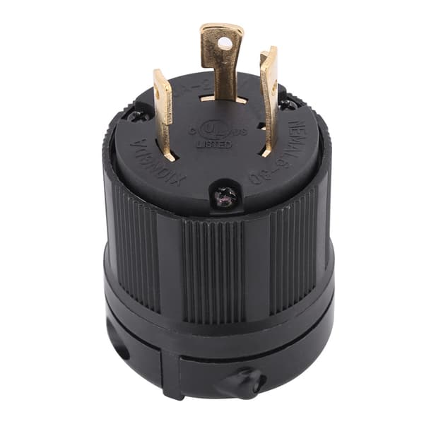 NEMA L6-30P 30A 250V 3-leder Twist Lock Strømstik Han-stik