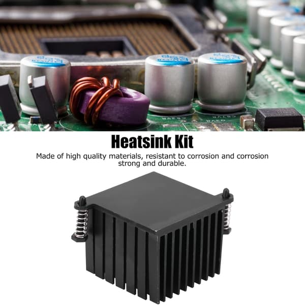 10-pak aluminium køleplade til CPU/bundkort/vakuumrør