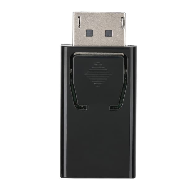 2 kpl musta ABS DP uros-HDMI naaras -sovitin PC-kannettaville