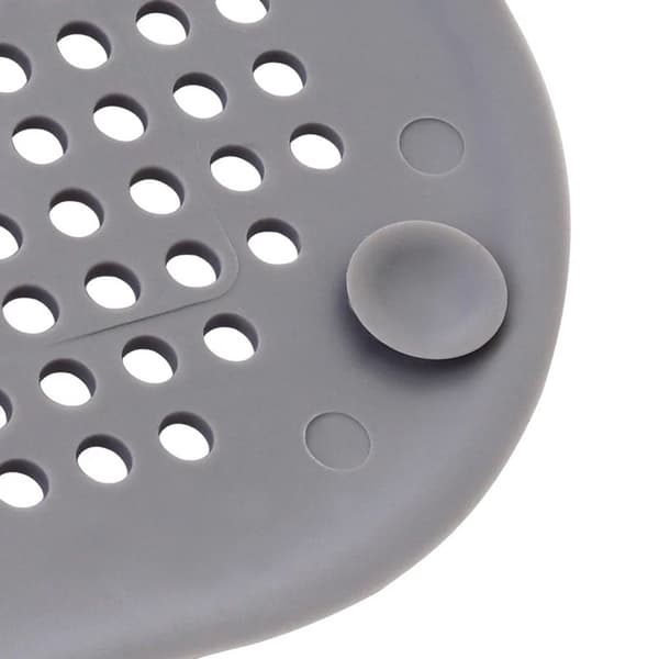 2-pack silikonhårfångare, sugkoppsavloppsskydd för badkar, dusch, diskbänk, kök
