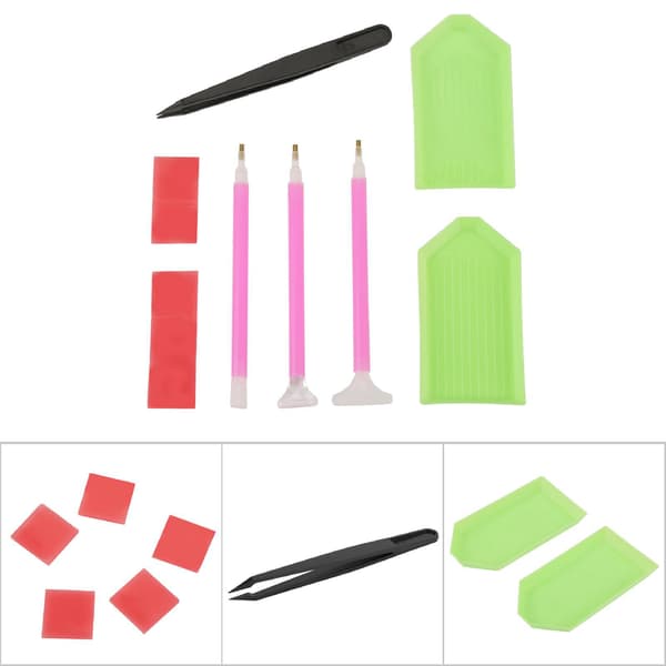 Broderipen DIY Diamantmaleri Korssting Værktøj Tilbehørssæt (#1)
