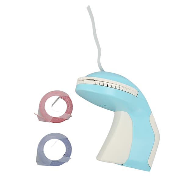 Prægemaskine 600dpi DIY Manuel Etiketprinter 3D Bærbar Præget Etiketmaskine Blå