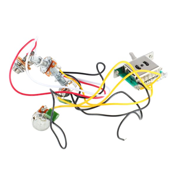 Elgitarr Elektronik Kit Metall 1 Kabelhärva 3 Tillbehör Lödfri Potentiometer Uppgradering