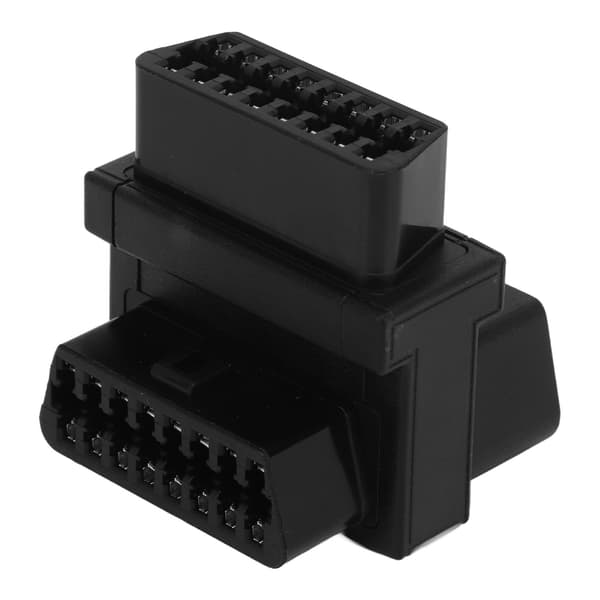 OBD2 Adapter 16 Pin Han til 2 Hun Plug and Play Splitter Stik til Diagnostisk Forlænger