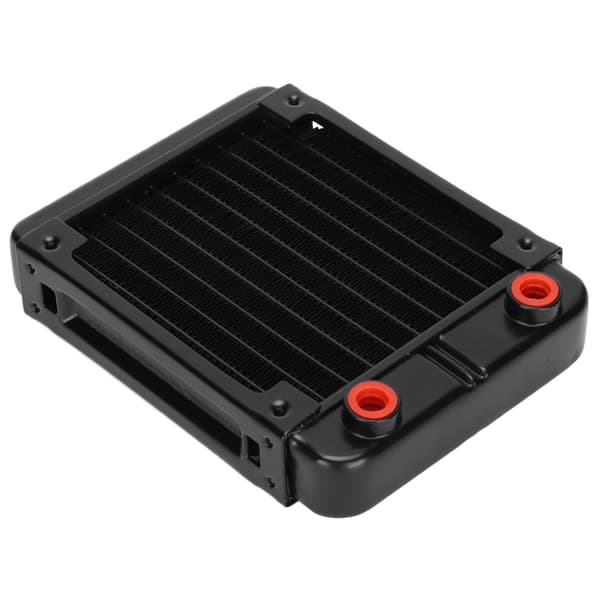 Processor Aluminium Radiator 10-rørs køler, G1/4 Gevind, Lydløs Effektiv Køleplade til PC