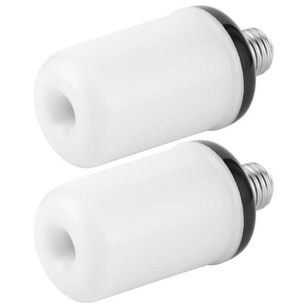 2-pack 99LED simulerad flamljus med gravitationssensor för festlig dekoration 85-265V