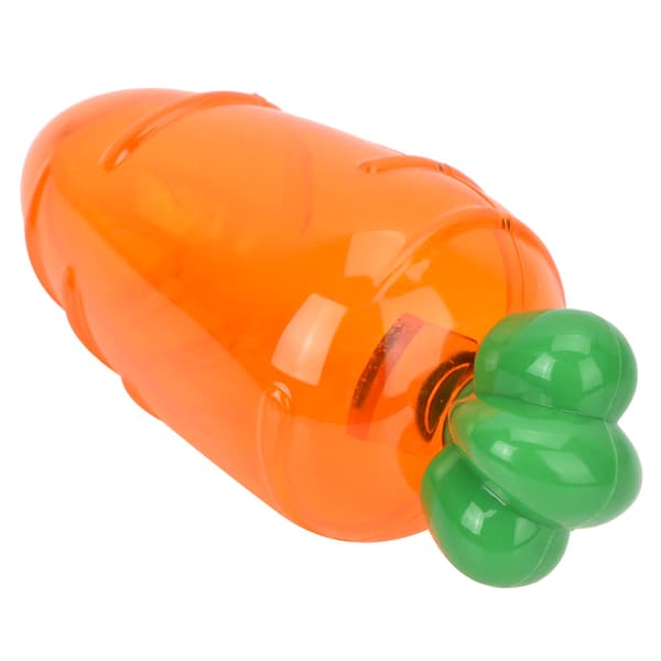 12-pack tecknad morotsformad godislåda för bröllop, babyshower, present (transparent orange)