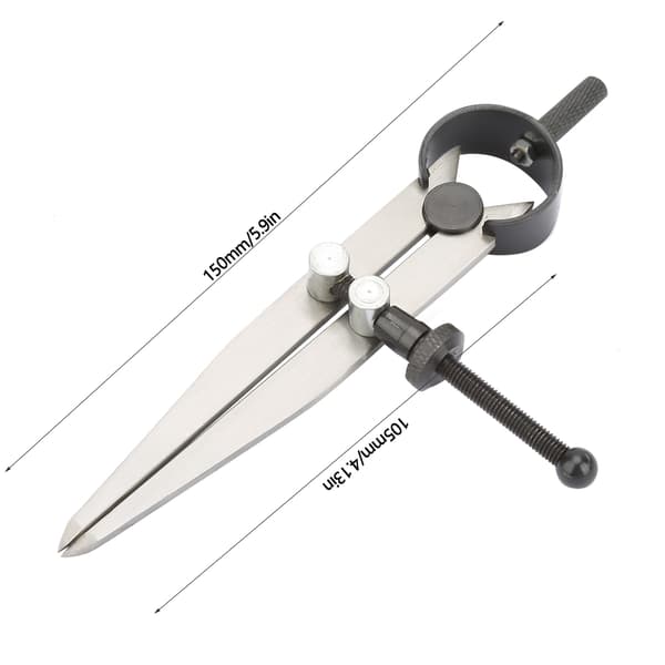 DIY Hantverk 105 mm Justerbar Vingläderkompassverktyg
