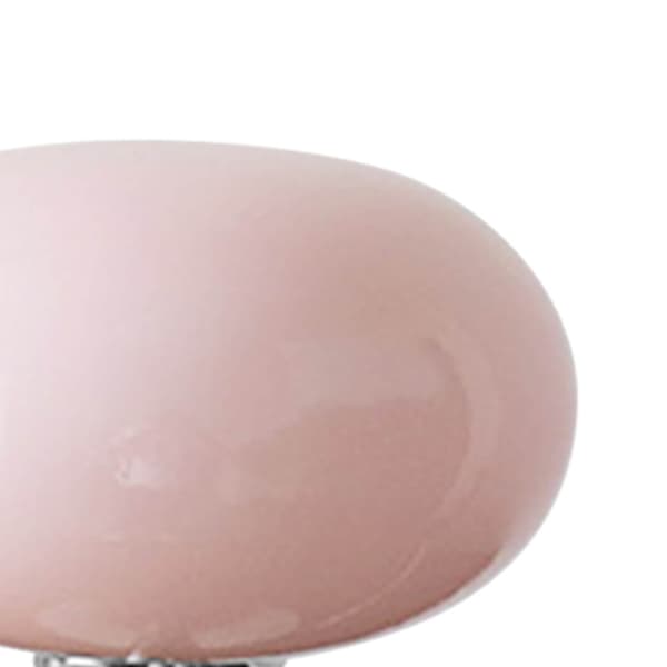 Jernbase Rosa USB Sengelampe - Enkel Moderne Elegant Natbordslampe