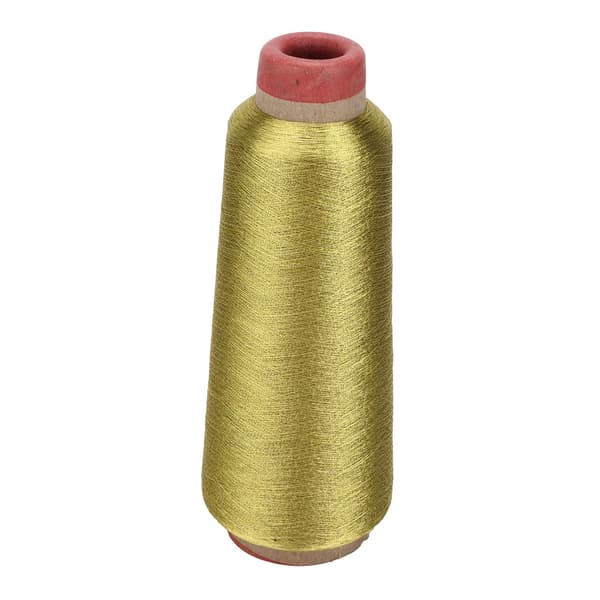 Sytråd Slidstærkt Husholdningspolyestergarn til DIY Broderimaskineprojekt (Guld)