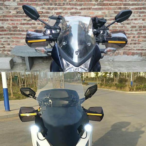Universal Motorcykel Styrhandskydd Vindtätt Vindruteskydd