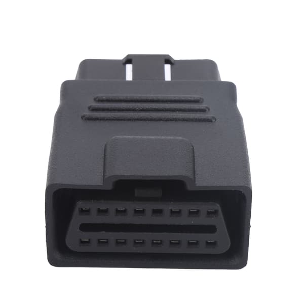 16Pin OBD2 stikadapter han til hun ABS plast kodelæser fejlcheck OBD-stik
