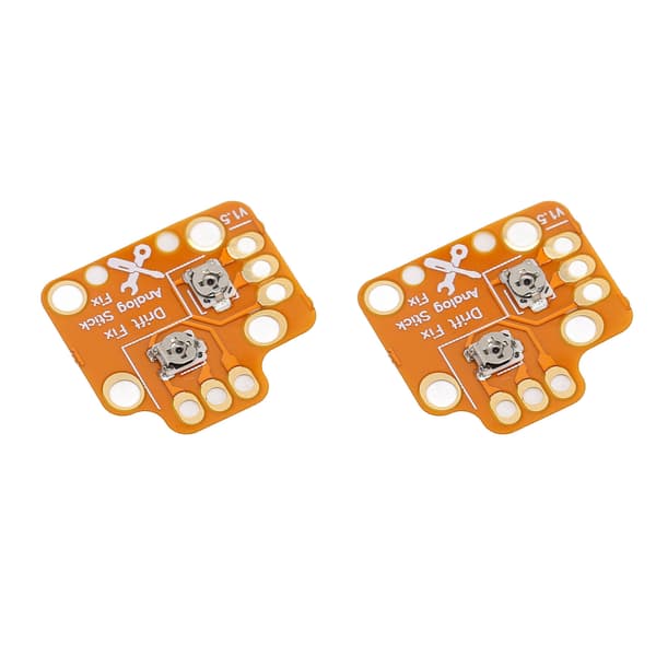 2 STK Gamepad Joystick Drift Reparation PCB Guld 1.9x1.8x0.2cm til PS4 PS5 Xbox One Series S X Controller
