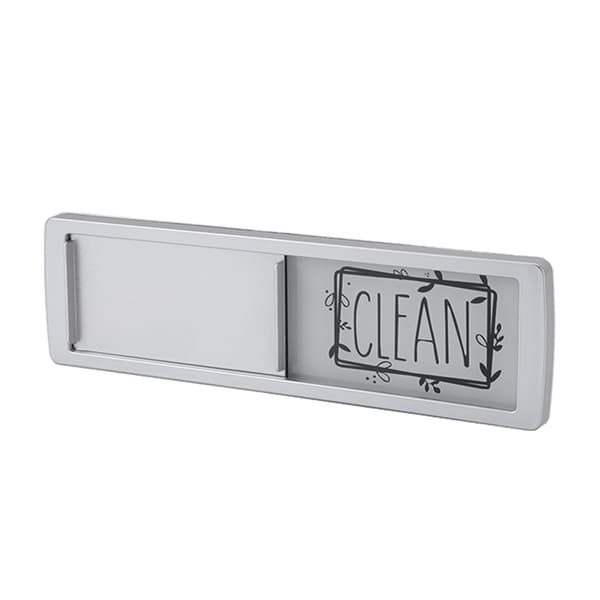 Diskmaskin Ren Smutsig Magnet Skylt Självhäftande Tejp - Silver