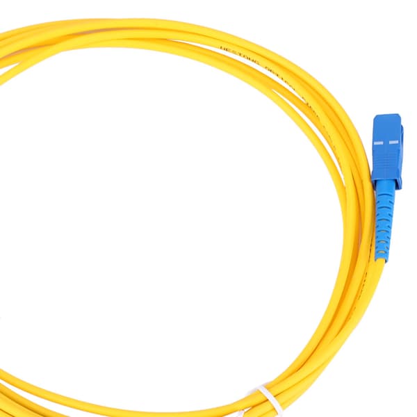 2-pack fiberoptisk kabel 5m SC/APC-UPC Singelmod patchkabel