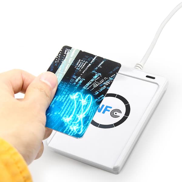 NFC RFID-läsare Skrivare ACR122U ISO 14443A/B Vit med Gratis PC-programvara