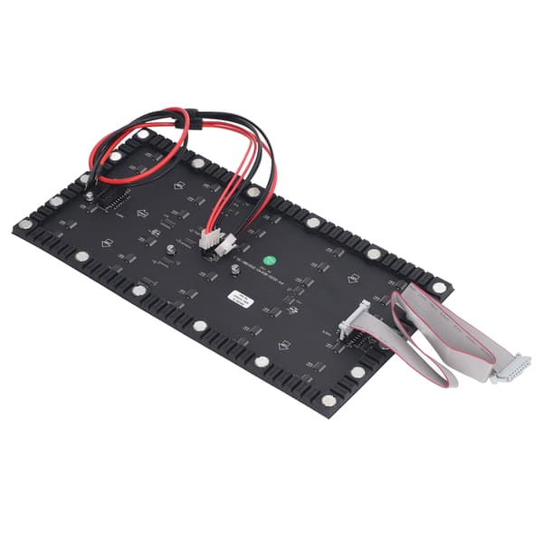 Indendørs Fleksibelt LED Panel Modul Fuld Farve FPCB 80x40 Pixels Skærm DC5V med Bagmagnet