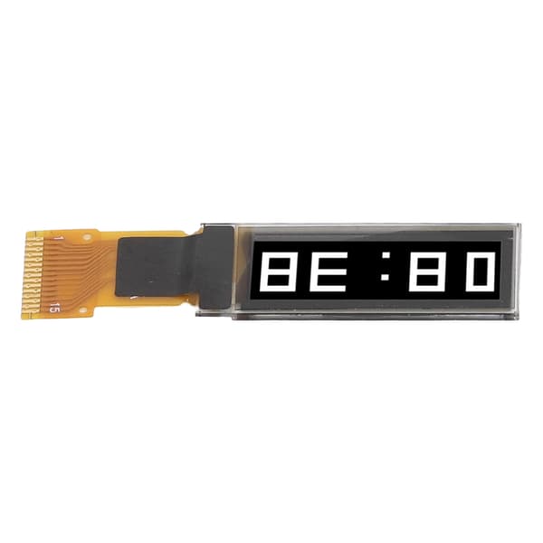 4 kpl 0,91 tuuman OLED-näyttö SPI 15-nastainen valkoinen moduuli Arduinolle