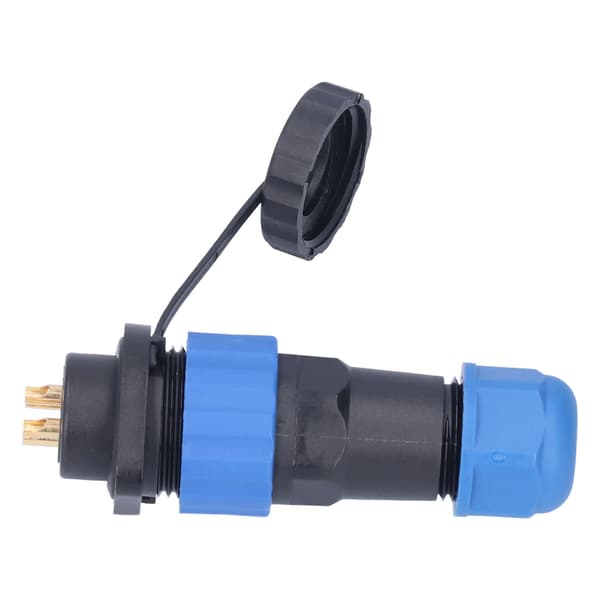 IP68 Vandtæt Luftfartsstik Flangemontering AC380V 25A Industriel Strømstikadapter 4 Pin