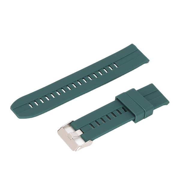 22 mm silikone Quick Release rem til Realme Watch 2, universal mørkegrøn rem