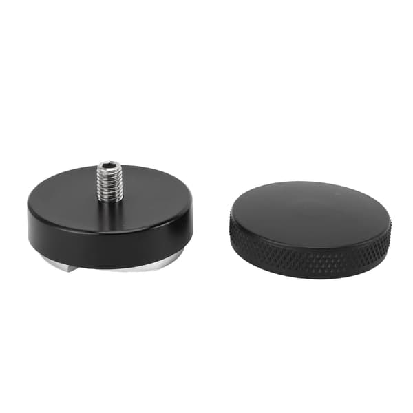 58 mm sort 304 rustfrit stål kaffedistributør og tamper-nivelleringsværktøj