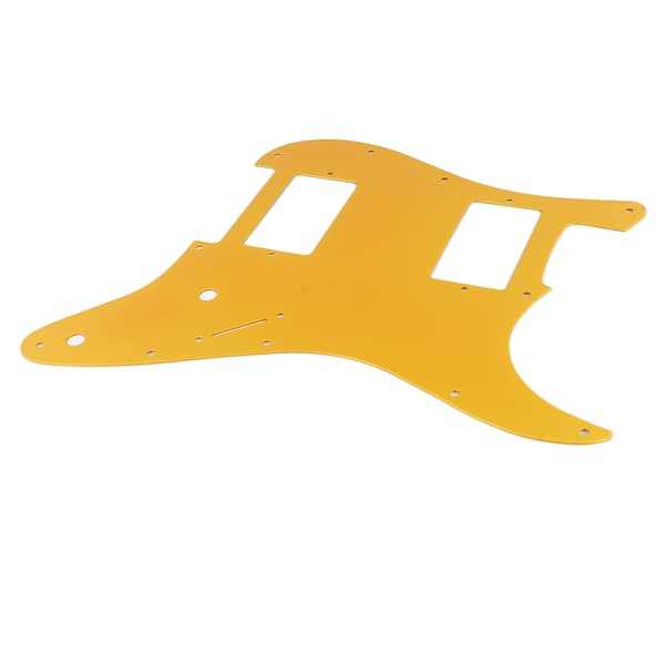 Orange Guld Aluminiumlegering 2 Humbucker Plektrumskydd för Elgitarr