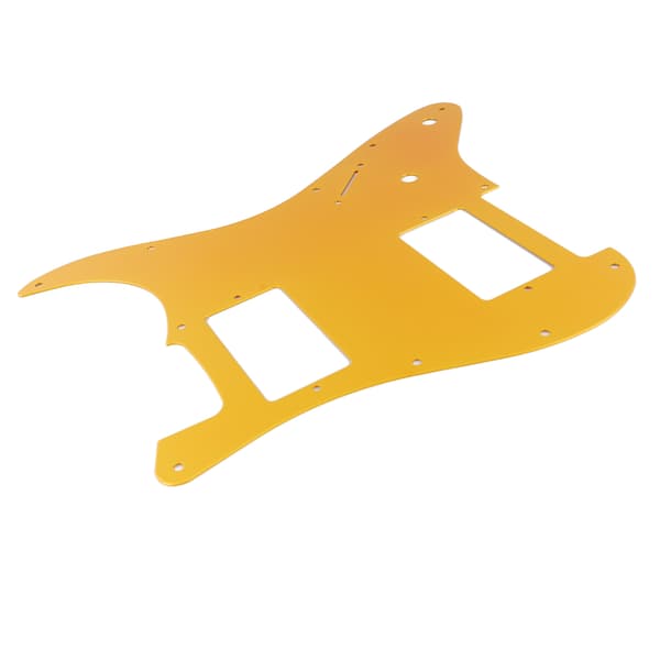 Orange Guld Aluminiumlegering 2 Humbucker Plektrumskydd för Elgitarr